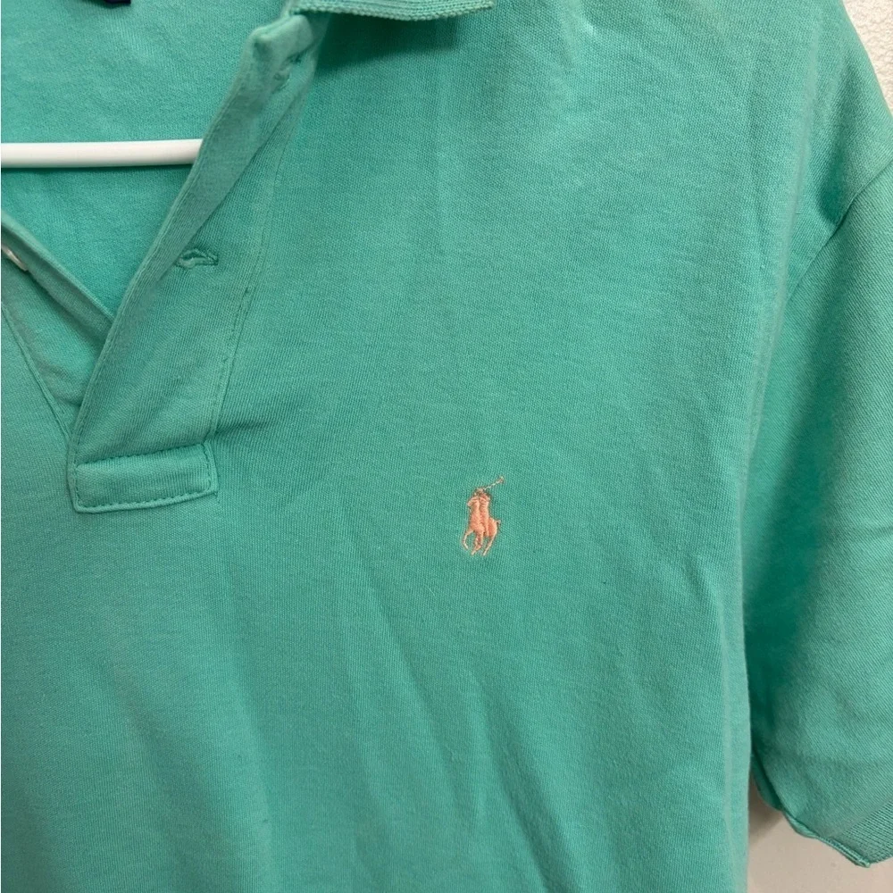 Ralph Lauren Men's mint green short sleeve casual Polo Shirt medium